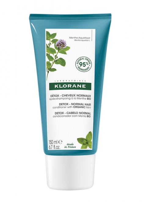Klorane Détox Baume Après-Shampoing à la Menthe Bio 150ml